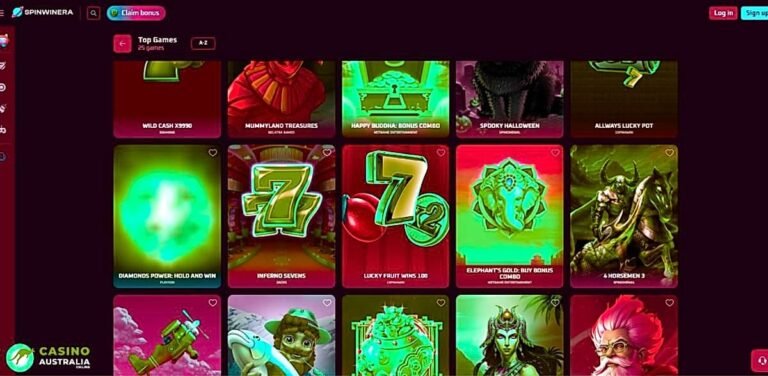 Spinwinera Spieleangebot